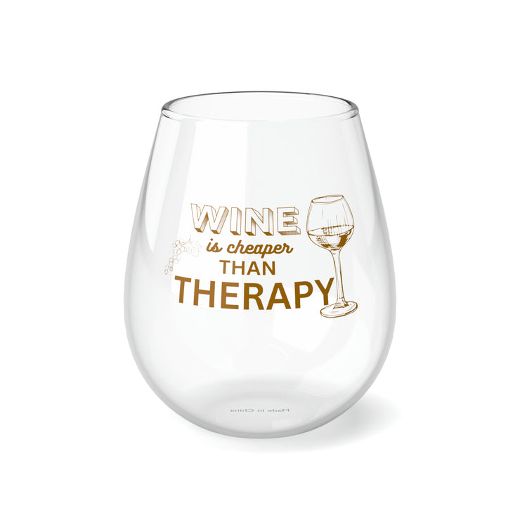 Stemless Therapy Wine Glass, 11.75oz