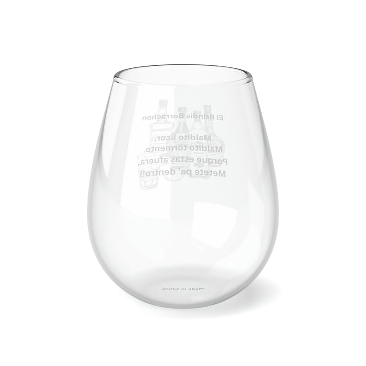 Stemless Brindis Wine Glass, 11.75oz