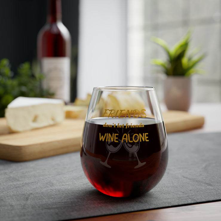 Stemless Friends Wine Glass, 11.75oz