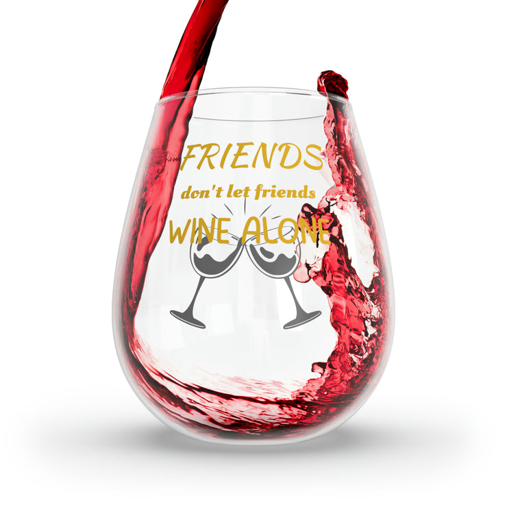 stemless wine glass