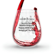 Stemless Brindis Wine Glass, 11.75oz