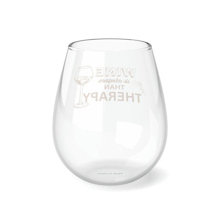 Stemless Therapy Wine Glass, 11.75oz