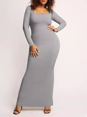 Women's Slim Dress Without Double-layer Body Shaping