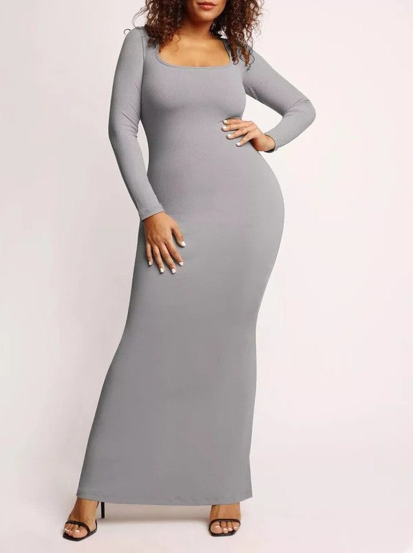 Women's Slim Dress Without Double-layer Body Shaping