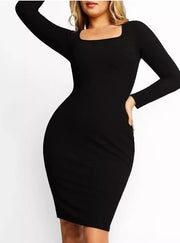 Women's Slim Dress Without Double-layer Body Shaping