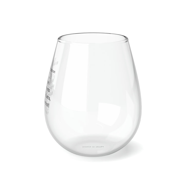 Stemless Brindis Wine Glass, 11.75oz