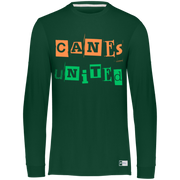 Mens' Canes United Essential Dri-Power Long Sleeve Tee