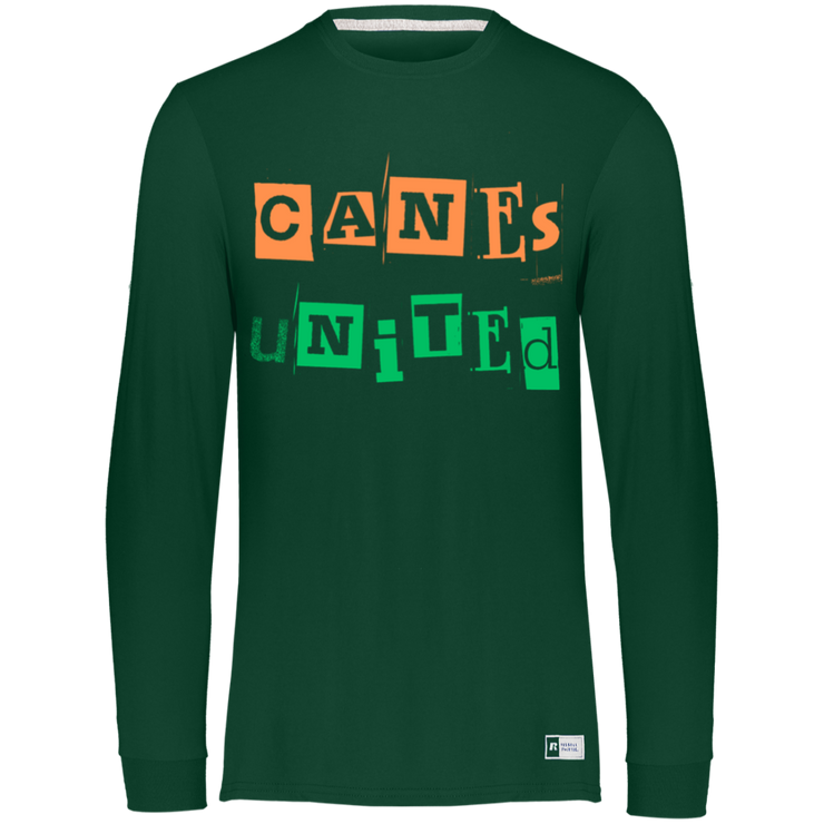 Mens' Canes United Essential Dri-Power Long Sleeve Tee