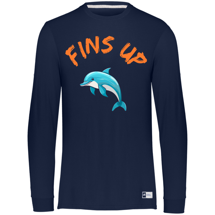 Mens' Fins Up Essential Dri-Power Long Sleeve Tee