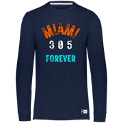 Men's Essential Dri-Power Miami Fins Long Sleeve Tee