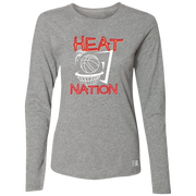 Ladies’ Essential Dri-Power Miami Heat Long Sleeve Tee