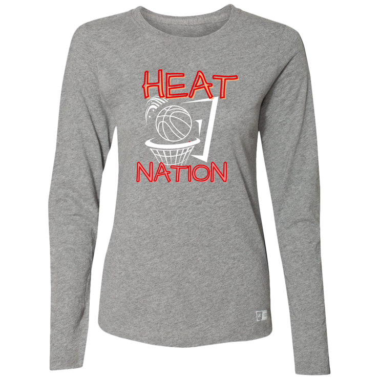 Ladies’ Essential Dri-Power Miami Heat Long Sleeve Tee