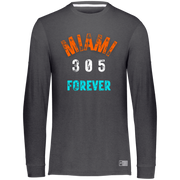 Men's Essential Dri-Power Miami Fins Long Sleeve Tee