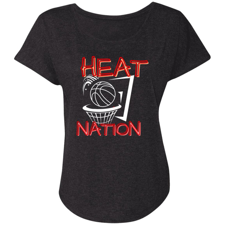 Ladies' Triblend Heat Nation