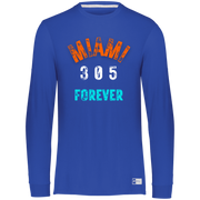 Men's Essential Dri-Power Miami Fins Long Sleeve Tee