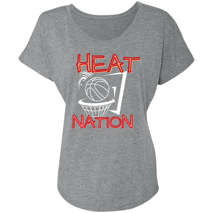 Ladies' Triblend Heat Nation