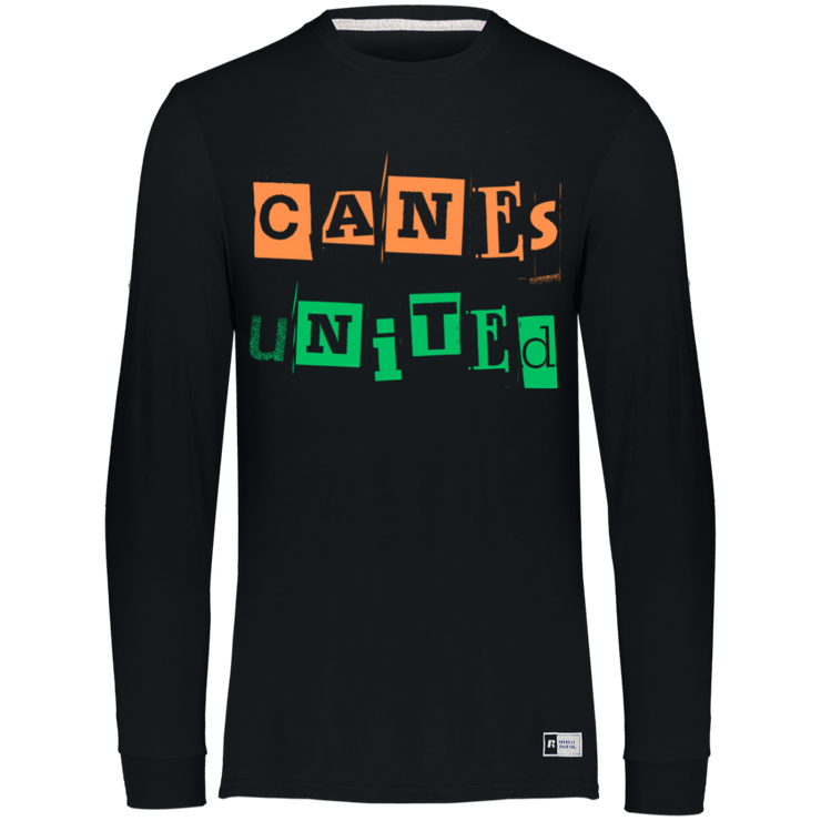 Mens' Canes United Essential Dri-Power Long Sleeve Tee