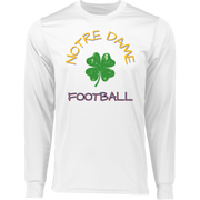 Long Sleeve Notre Dame Football Moisture-Wicking Tee