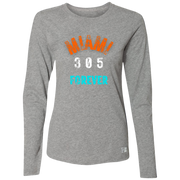 Ladies’ Essential Dri-Power Miami Fins Long Sleeve Tee