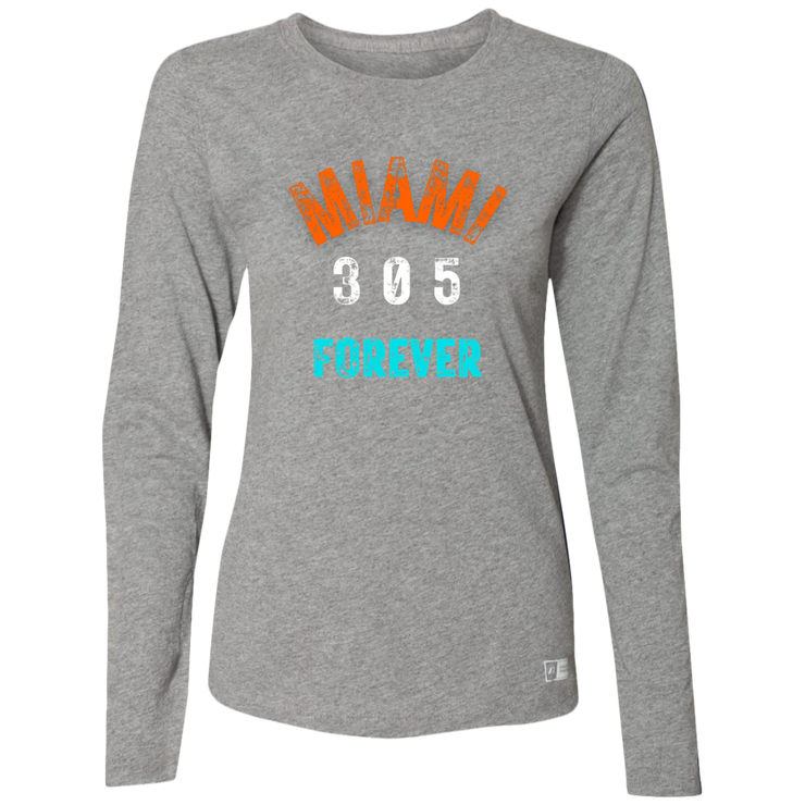 Ladies’ Essential Dri-Power Miami Fins Long Sleeve Tee