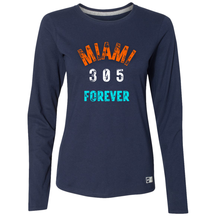 Ladies’ Essential Dri-Power Miami Fins Long Sleeve Tee