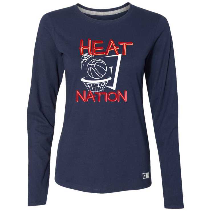 Ladies’ Essential Dri-Power Miami Heat Long Sleeve Tee