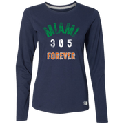 Ladies’ Essential Dri-Power Miami Canes Long Sleeve Tee