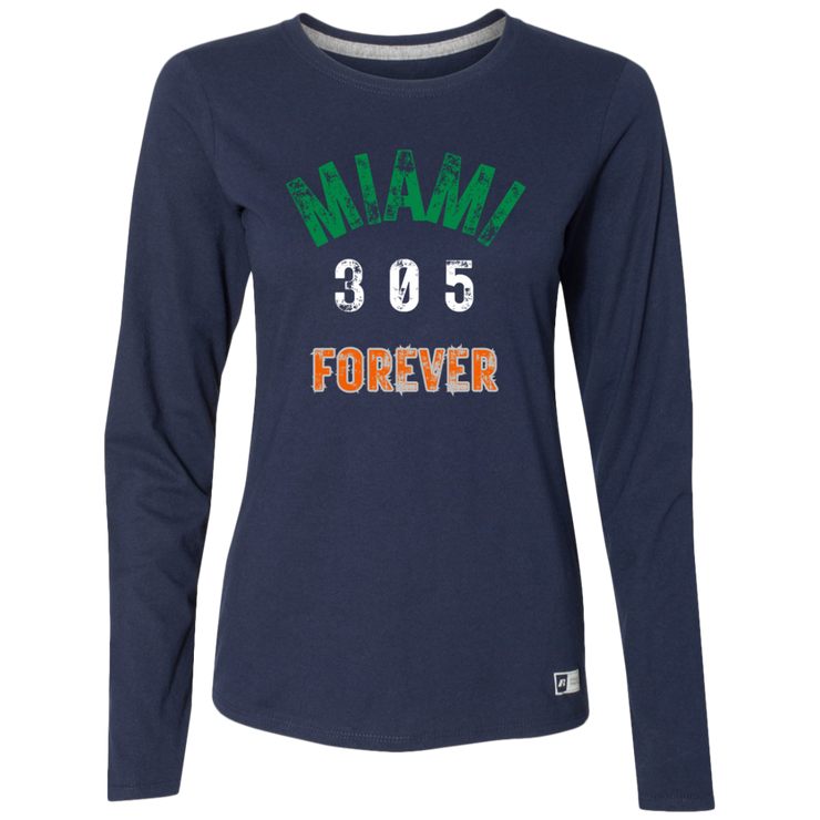 Ladies’ Essential Dri-Power Miami Canes Long Sleeve Tee