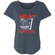 Ladies' Triblend Heat Nation