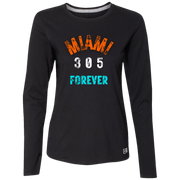 Ladies’ Essential Dri-Power Miami Fins Long Sleeve Tee