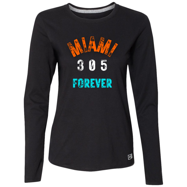 Ladies’ Essential Dri-Power Miami Fins Long Sleeve Tee