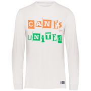 Mens' Canes United Essential Dri-Power Long Sleeve Tee