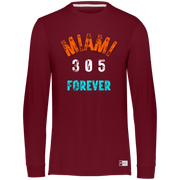 Men's Essential Dri-Power Miami Fins Long Sleeve Tee