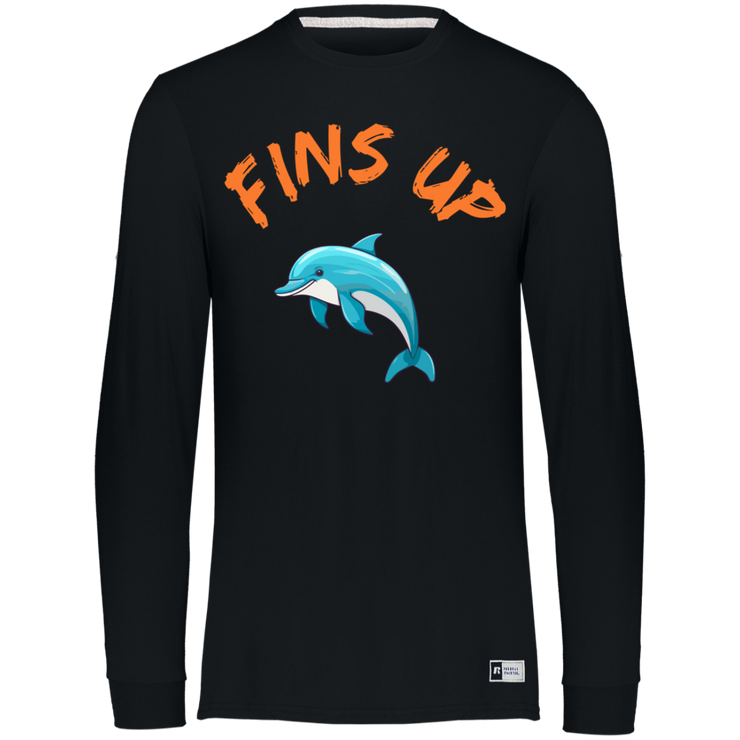 Mens' Fins Up Essential Dri-Power Long Sleeve Tee