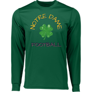 Long Sleeve Notre Dame Football Moisture-Wicking Tee