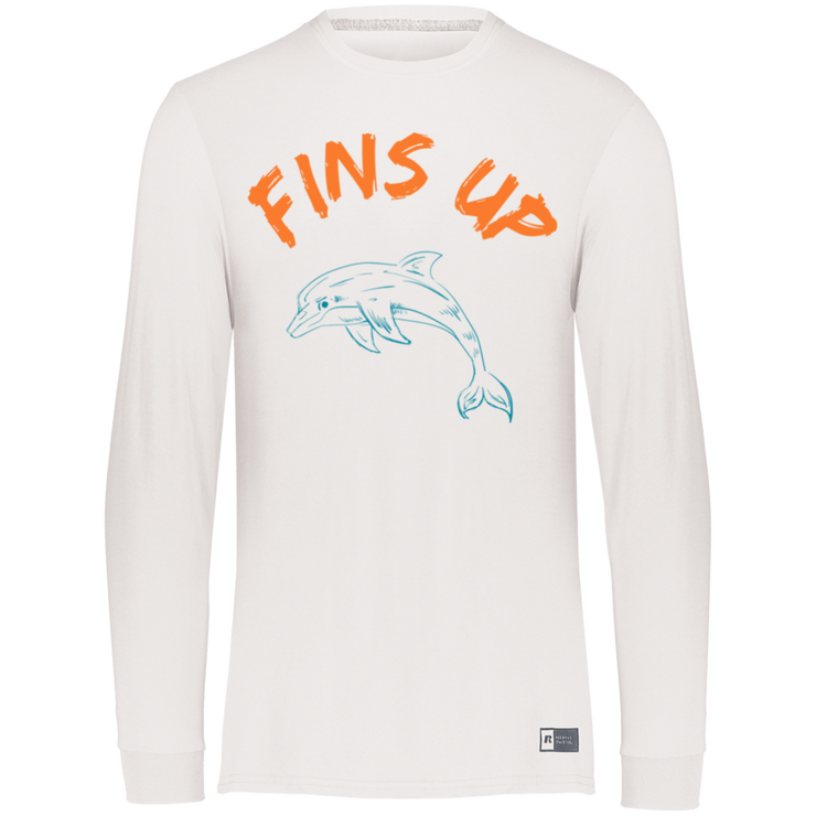 Mens' Fins Up Essential Dri-Power Long Sleeve Tee