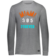 Men's Essential Dri-Power Miami Fins Long Sleeve Tee