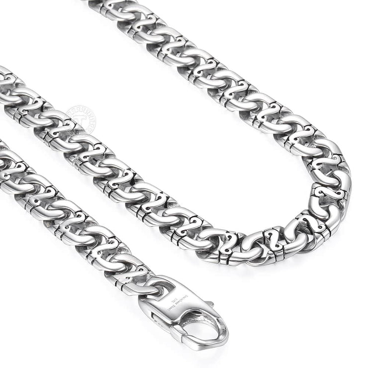 Stainless Steel Biker Chain Necklace