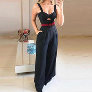 Twist Cutout Sleeveless Jumpsuit