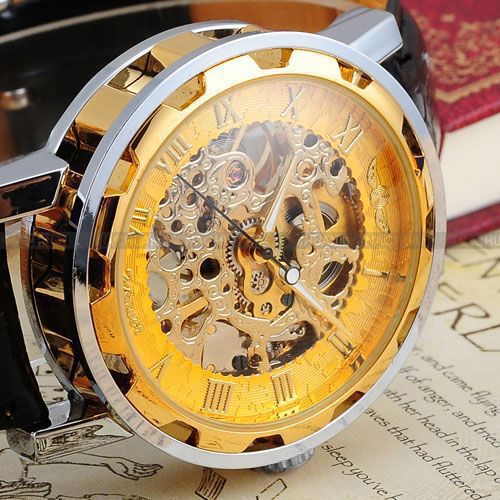 Mechanical Hand Wind Wrist Watch