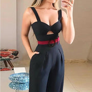 Twist Cutout Sleeveless Jumpsuit