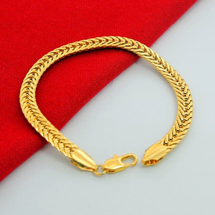 Pure Gold Bracelet For Men