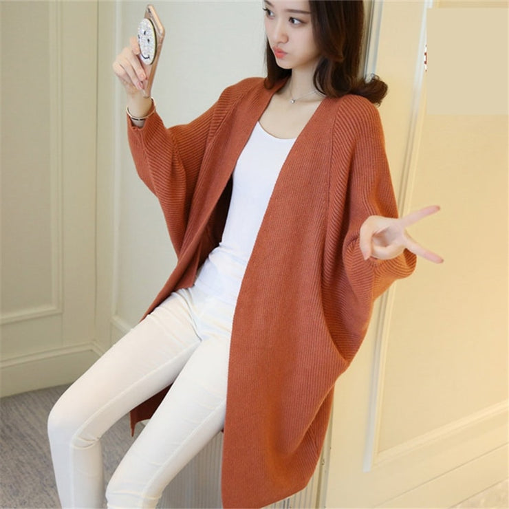 Loose Knitted Women Jacket