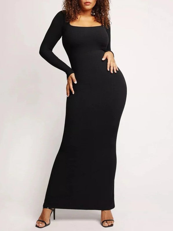 Women's Slim Dress Without Double-layer Body Shaping