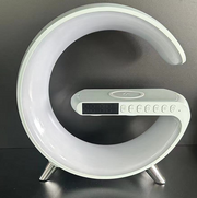 New Intelligent G Shaped LED Lamp Bluetooth Speake Wireless Charger Atmosphere Lamp App Control For Bedroom Home Decor